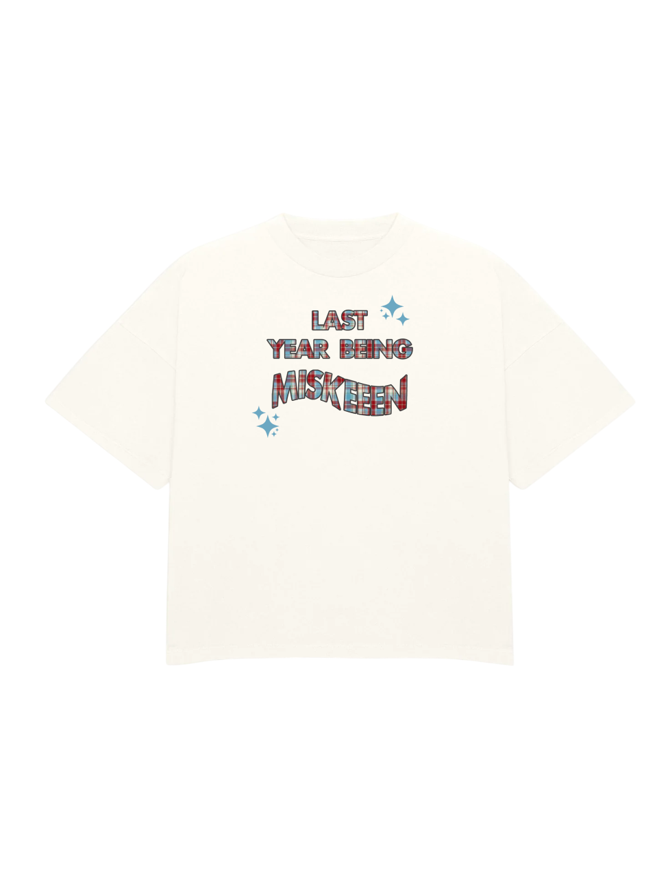 LYBM PLAID TEE (PRE-ORDER 2 WEEKS)